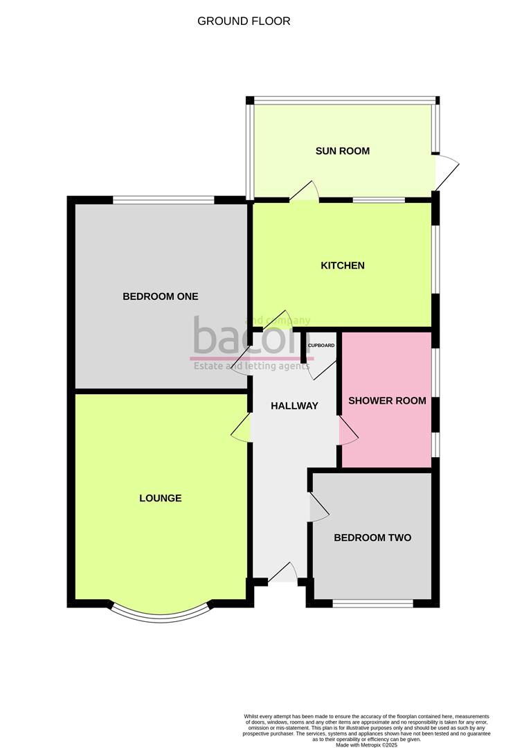 Floor Plan | Bungalow - Semi Detached | New Road, Worthing | For Sale